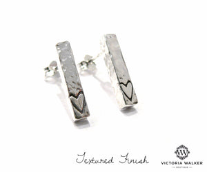 Heart Bar Earrings