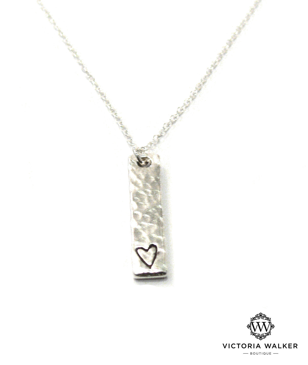 Textured Heart Necklace