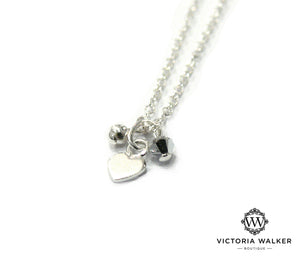 Bespoke Silver Heart Necklace