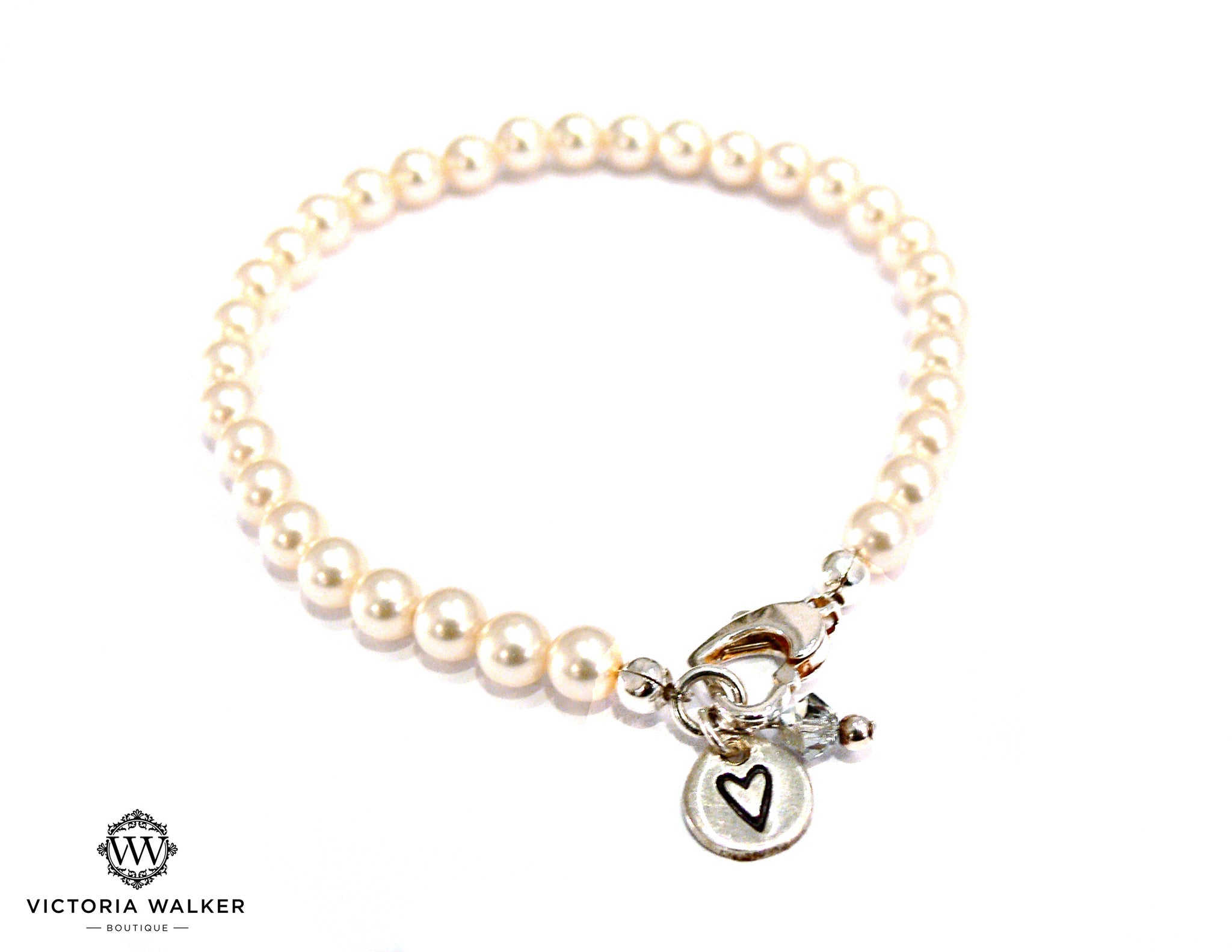 Pearl Heart Bracelet