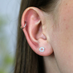Sunburst earrings