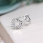 Sunburst earrings