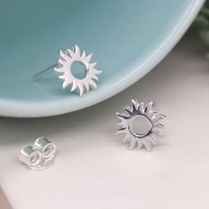 Sunburst earrings