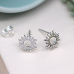 Sunburst earrings
