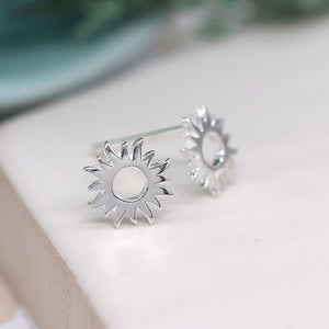 Sunburst earrings