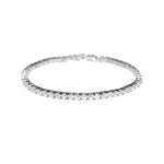 Crystal tennis bracelet