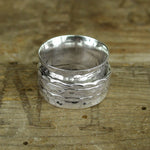 Hammered Spinning Ring