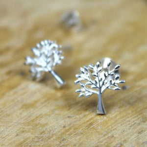 Silver Tree Earring
