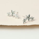 Sparkly shooting star earrings