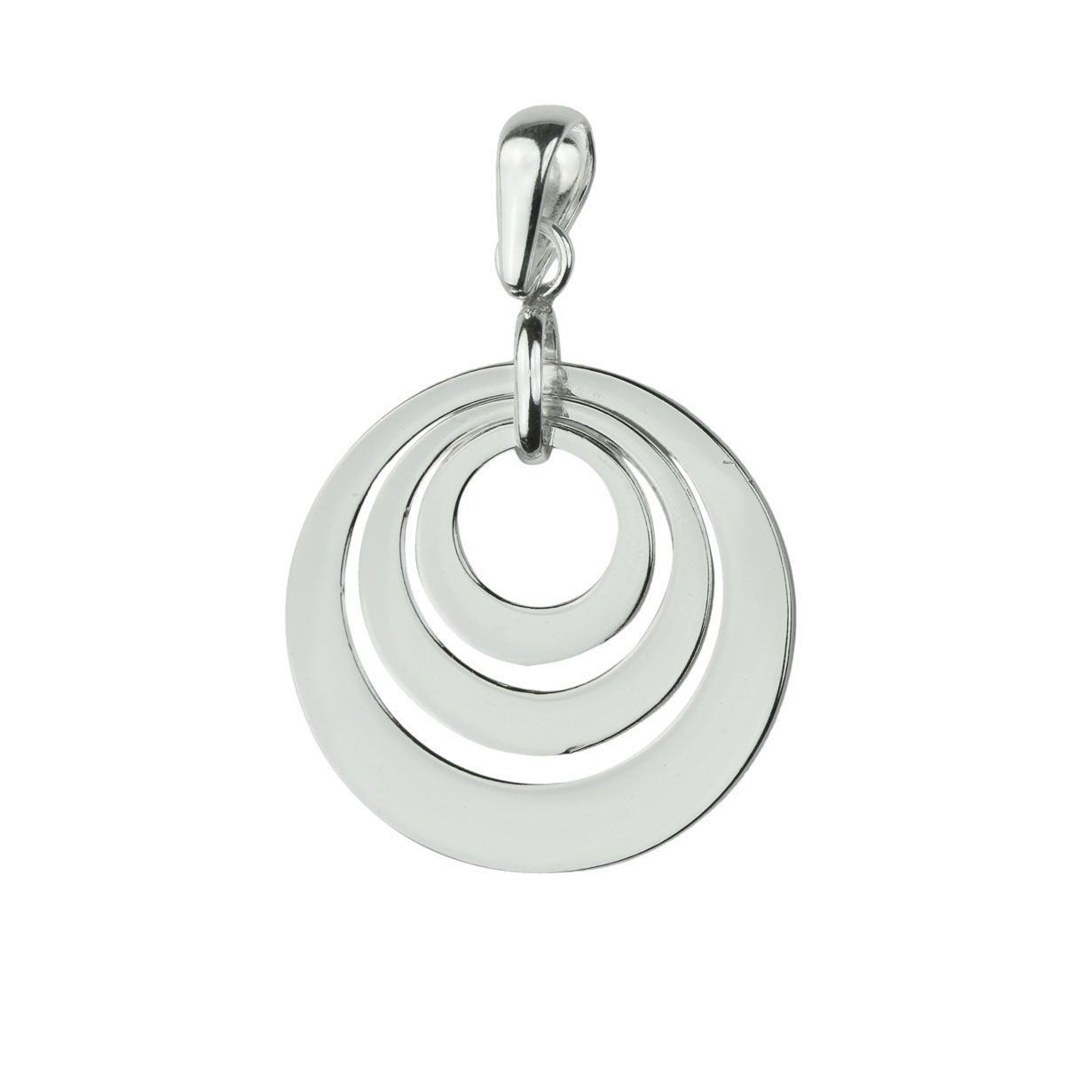 Graded personalised hoop necklace