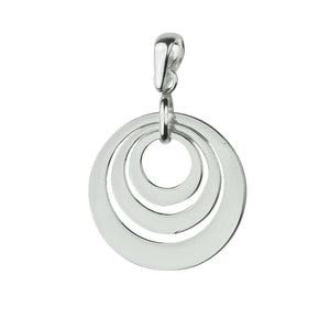 Graded personalised hoop necklace