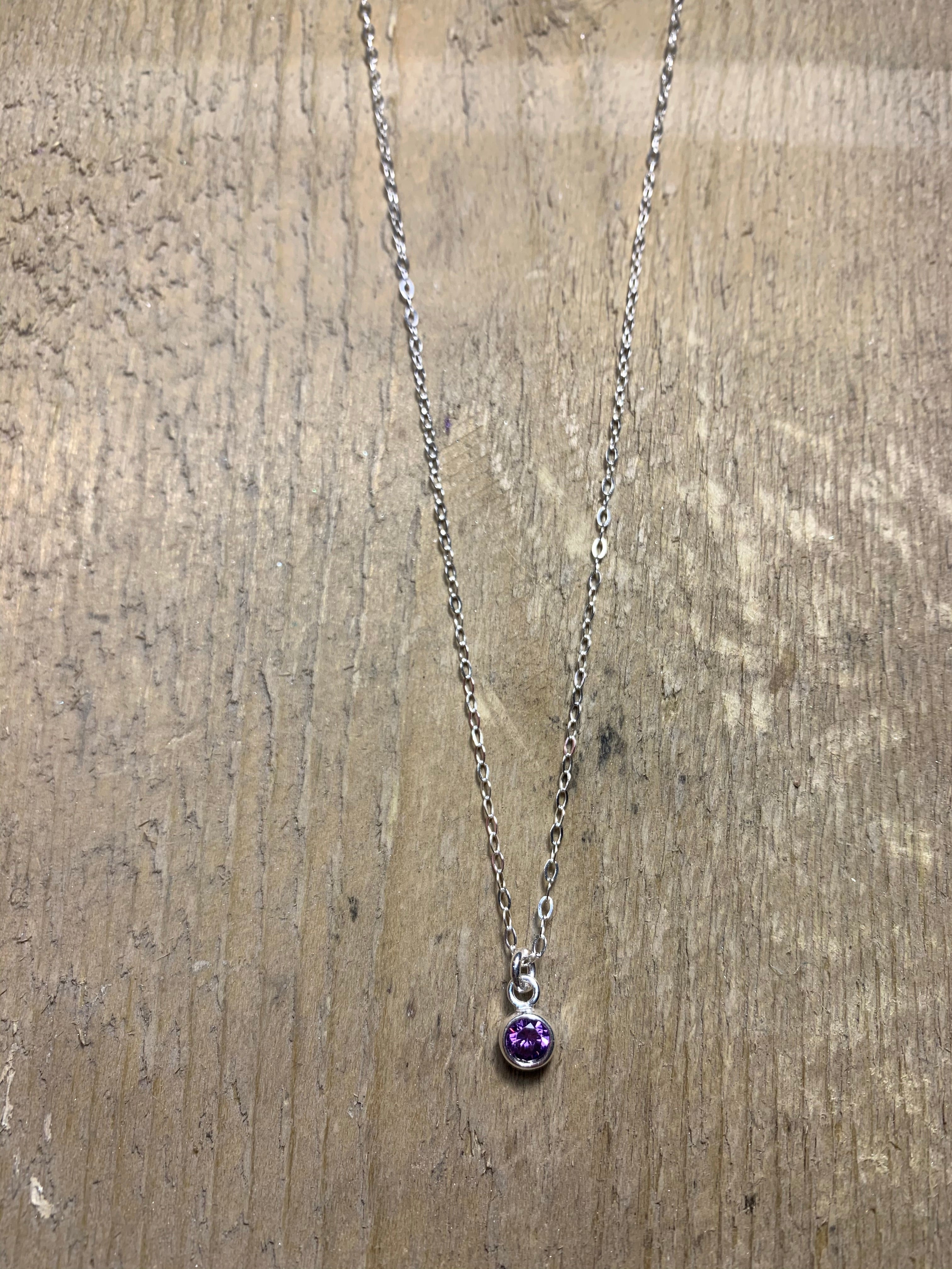 Birthstone pendant