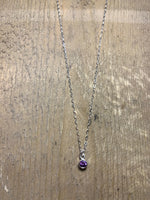 Birthstone pendant