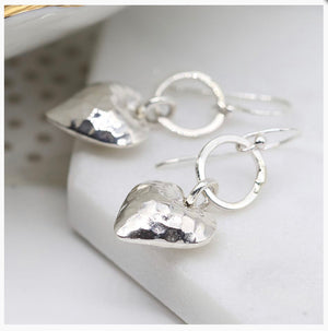 Heart Drop earrings
