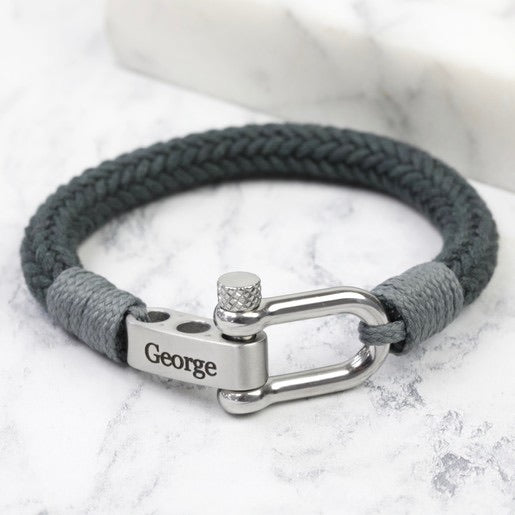 Men’s adjustable rope bracelet