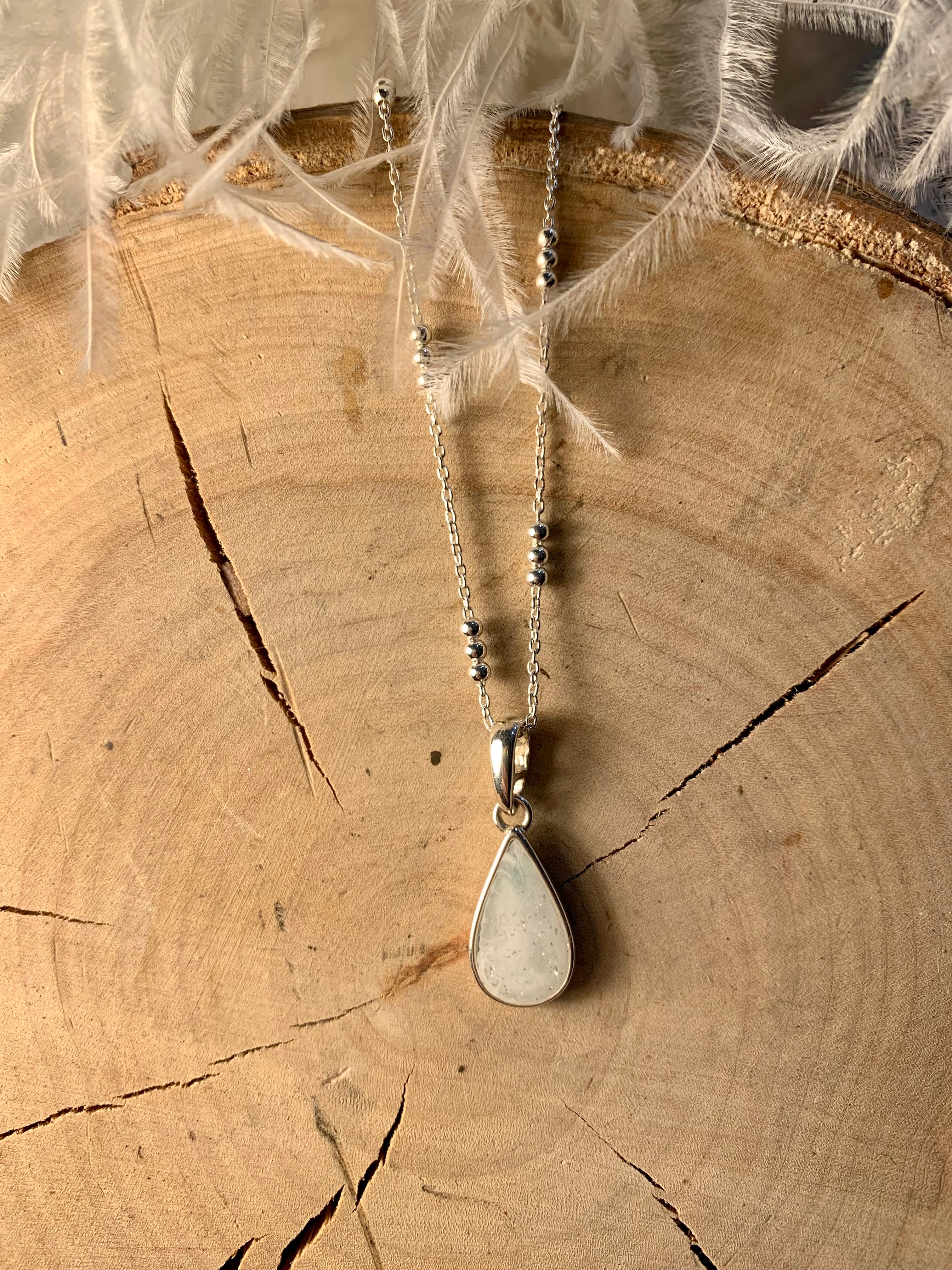 Breastmilk Teardrop necklace