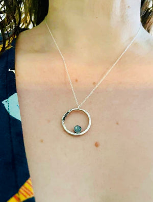 Breastmilk round pendant