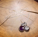 Pebble gemstone necklace