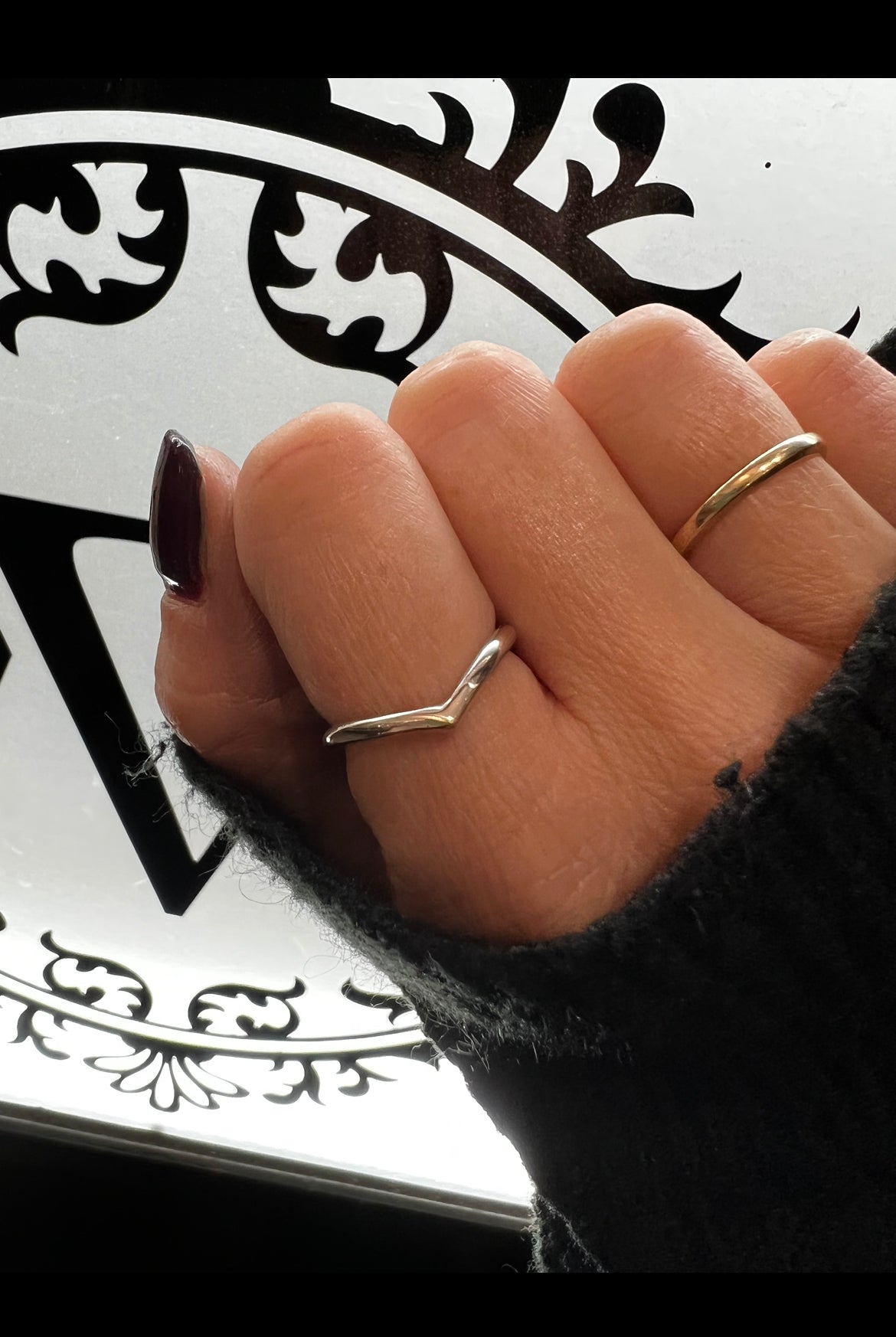 Wishbone ring