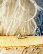 Teardrop ashes ring