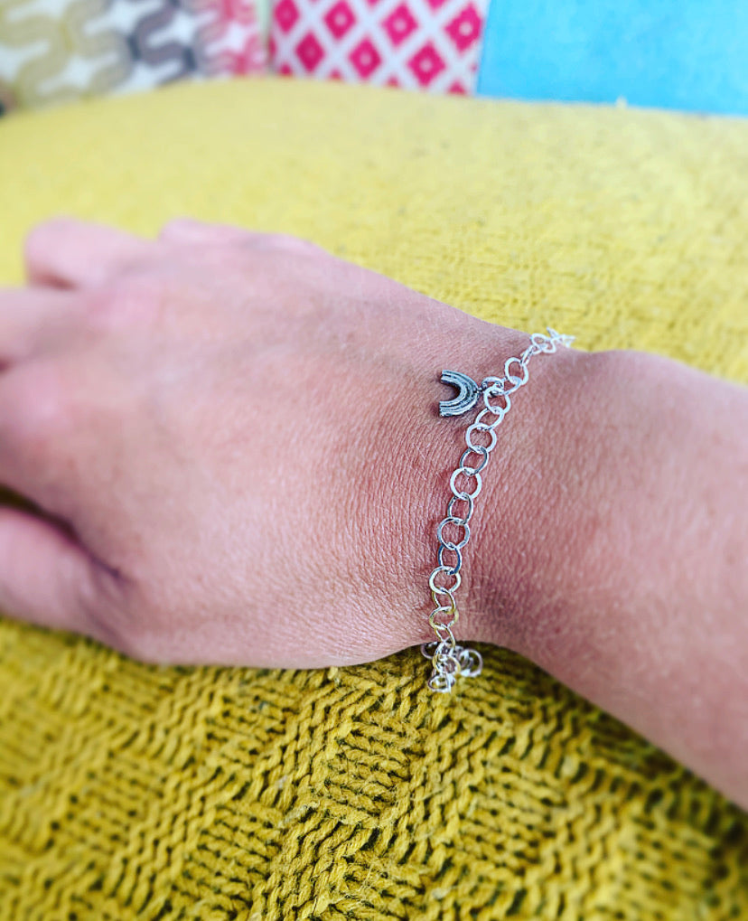 Rainbow charm bracelet