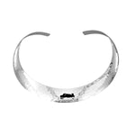 Azendi planished silver collar