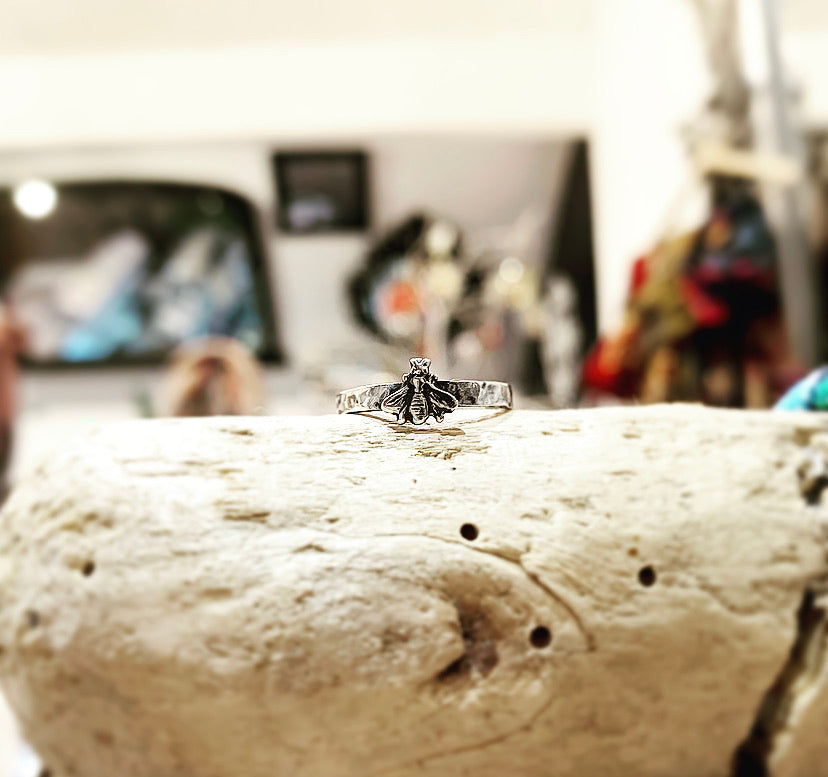 Just bee silver ring