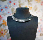 Azendi planished silver collar