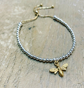 Just bee gold bracelet