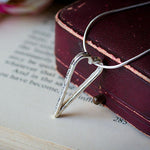 Engraved heart Necklace