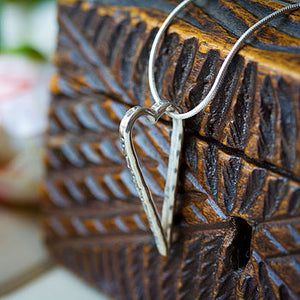 Engraved heart Necklace