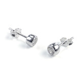 Cubic zirconia studs