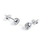 Cubic zirconia studs
