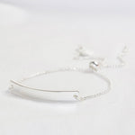 Curved bar bracelet