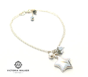 Silver Star Bracelet