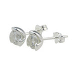 Cubic zirconia twist stud