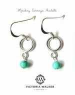 Turquoise Loop Drop Pendant
